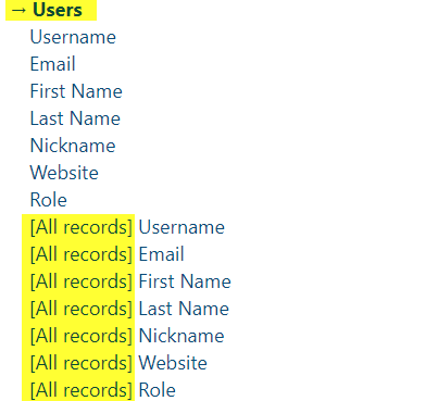 Fields list link to another record to ACF repeater