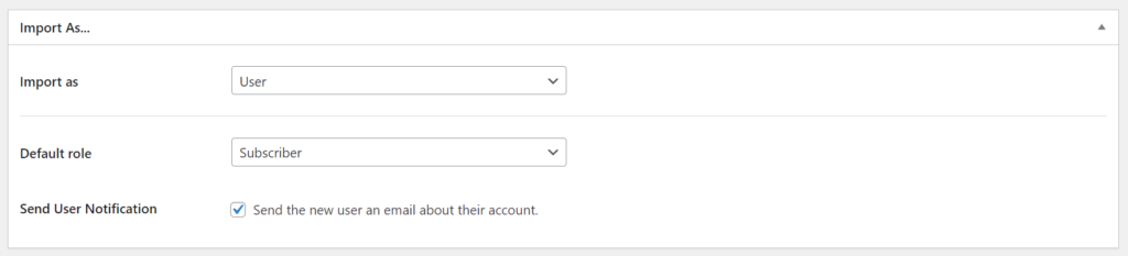 Send email option on Air WP Sync for users synchronization