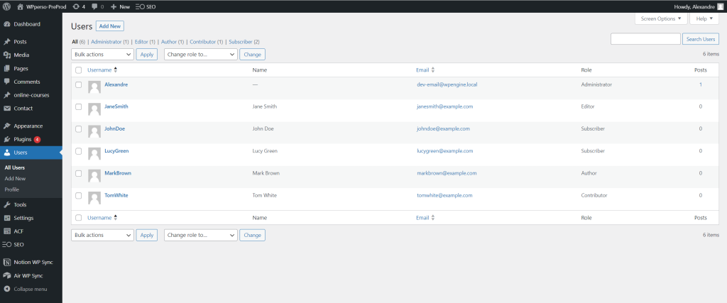 Create WordPress users from Airtable with Air WP Sync