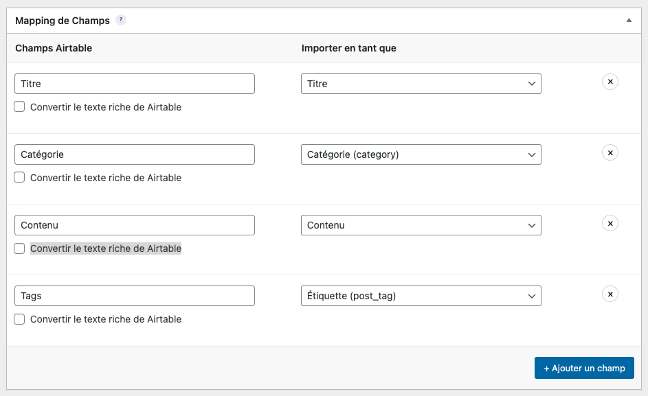 airwpsync-airtable-wordpress-fields-mapping
