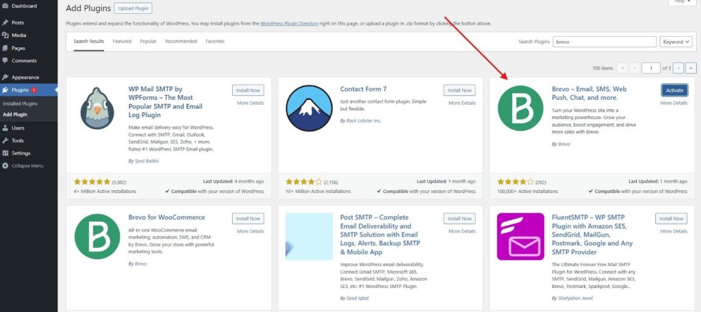 Extension Brevo pour Gravity Forms : intégration Brevo